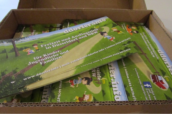 Die ersten Flyer sind da