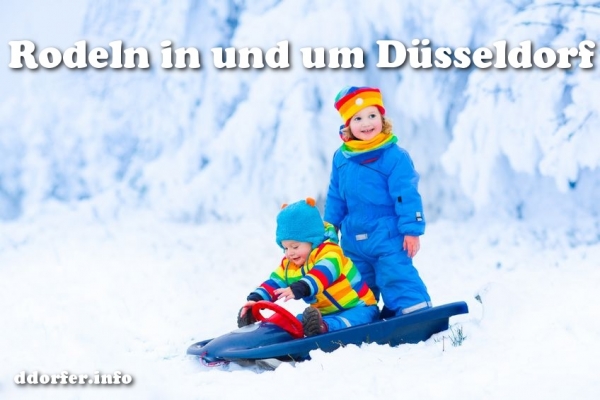 Wo kann man in Düsseldorf und Umgebung Schlitten fahren?